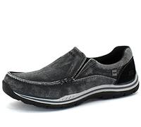 Skechers Expected-Avillo, Mocassino Uomo, Grey Anthrazit Used, 43 EU
