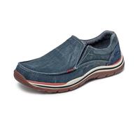 Skechers Avillo previsto, Mocassino Uomo, Blu Marino, 41 EU
