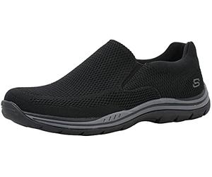 Skechers Expected Gomel, Mocassino da infilare Uomo, Nero, 44 EU