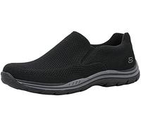 Skechers Expected Gomel, Mocassino da infilare Uomo, Nero, 45/45.5 EU Larga