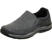 Skechers Expected Gomel Slip on Shoe, Mocassino da infilare Uomo, Grigio, 44 EU