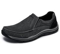 Skechers Previsto-Avillo, Mocassino Uomo, Nero, 50 EU