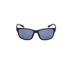 Skechers Eyewear SE6117 Occhiali, Matte Blue/Blue, 58 Uomo