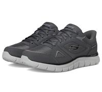 Skechers Ezral Track - Scarpe da Uomo Senza Mani, Carbone, 7.5