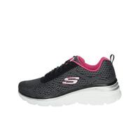 Skechers Fashion Fit-bold Boundaries, Scarpe da Ginnastica Donna, Nero Black Hot Pink Bkhp, 38 EU