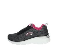 Skechers Fashion Fit-bold Boundaries, Scarpe da Ginnastica Donna, Nero Black Hot Pink Bkhp, 39.5 EU