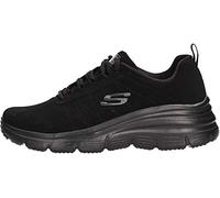 Skechers Fashion Fit, Sneaker Donna, Nero, 37.5 EU