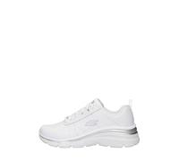 Skechers Fashion Fit, Sneakers Woman Casual with Memory Foam White/Silver 149473 (Numeric_35)
