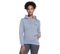 Skechers Felpa con Cappuccio Signature, Lavanda, S Donna