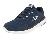 Skechers Flex Advantage 3.0 Stally, Oxford Uomo, Blu, 43 EU