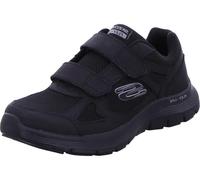Skechers Flex Advantage 4.0 Fortner - Scarpa Sportiva con Strappo da Uomo (Black, Numeric_42_Point_5)