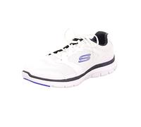 Skechers Flex Advantage 4.0, Sneakers Uomo, Bianco, 45 EU