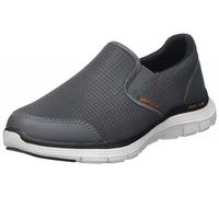 Skechers Flex Advantage 4.0 Tuscan, Scarpe Uomo, Charcoal Mesh Pu Orange Trim, 43 EU