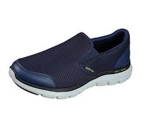 Skechers Flex Advantage 4.0 Tuscan, Scarpe Uomo, Navy Mesh Pu Lime Trim, 45 EU