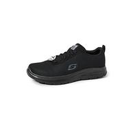 Skechers Flex Advantage - Bendon Sr, Scarpe da Ginnastica Uomo, Nero Schwarz Black Mesh Water Stain Repellent Treatment Blk, 46 EU