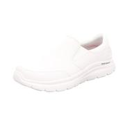 Skechers Flex Advantage Sr Bronwood, Mocassini Uomo, Bianco, 41.5 EU