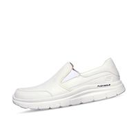 Skechers Flex Advantage Sr Bronwood, Mocassini Uomo, Bianco, 42 EU