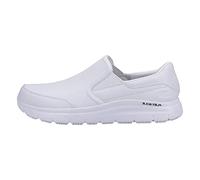 Skechers Flex Advantage Sr Bronwood, Mocassini Uomo, Bianco, 44 EU