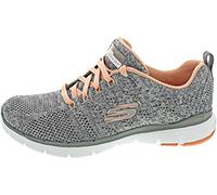 Skechers Flex Appeal 3.0-high Tides, Scarpe da Ginnastica Donna, Grigio, 37 EU