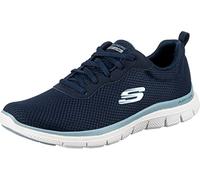 Skechers Flex Appeal 4.0 - Brilliant View, Scarpe da ginnastica Donna, Navy Mesh Bluen Trim, 36.5 EU