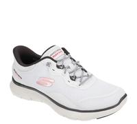 Skechers Flex Appeal 5.0 Easy Breezy, Scarpe da Ginnastica Donna, White Mesh/TPU/Multi Trim, 39 EU