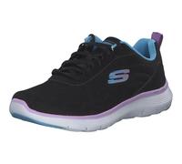 Skechers - Flex Appeal 5.0, Scarpe da Ginnastica, BKMT Black Multi, 37.5 EU