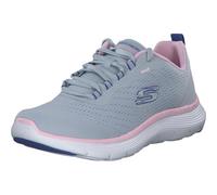 Skechers Sneaker Flex Appeal 5.0 Donna Grigio con finiture in rete nera – Taglia 36 – Vegan