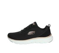 Skechers - Flex Appeal 5.0, Scarpe da Ginnastica, White Mesh Silver Trim, 35.5 EU