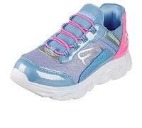 Skechers Flex Glide, Scarpe da Ginnastica Bambine e ragazze, Blue Pink Synthetic Mulit Trim, 30 EU