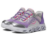 Skechers Flex Glide, Scarpe da Ginnastica Bambine e ragazze, Gray Lavender Synthetic Multi Trim, 34 EU