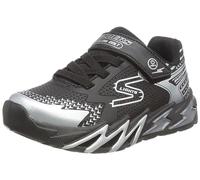 Skechers Flex-glow Bolt, Scarpe sportive Bambini e ragazzi, Black Synthetic Textile Silver Trim, 30 EU