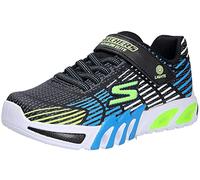 Skechers Flex-glow Elite, Scarpe da ginnastica Bambini e ragazzi, Bordo Sintetico Nero Blu Lime Bordo Whi, 35 EU
