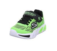 Skechers Flex-glow Elite Vorlo, Scarpe da ginnastica Bambini e ragazzi, Bordo Sintetico Nero Lime, 30 EU