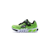 Skechers Flex-glow Elite Vorlo, Scarpe da ginnastica Bambini e ragazzi, Bordo Sintetico Nero Lime, 32 EU