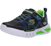 Skechers Flex-glow, Scarpe da ginnastica Bambini e ragazzi, Nero Black Blue Lime Bblm, 34 EU