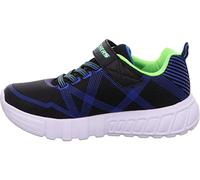 Skechers Scarpe da ginnastica Flex-Glow Bambini e ragazzi Nero/Blu/Lime S Lights Vegan Taglia 34