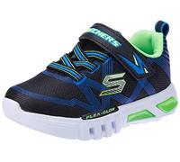 Skechers Flex-glow, Scarpe da ginnastica Bambini e ragazzi, Nero Black Blue Lime Bblm, 36 EU