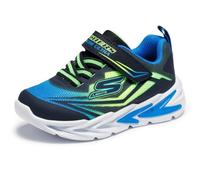 Skechers Sneaker S Lights Flex-Glow Ultra – Nero/Blu/Lime – Bambino Taglia 22