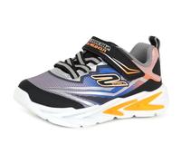 Skechers Scarpe da Ginnastica Flex-Glow Ultra S Lights Ragazzo Nero/Argento Taglia 21