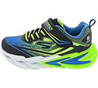 Skechers Flex-Glow Ultra, Scarpe da Ginnastica, Nero Blu Lime, 32 EU