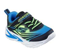 Skechers Flex-Glow Ultra, Scarpe per Bambini, Nero Blu Verde Lime, 30 EU