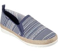 Skechers, Flexpadrille 3.0 Isola Muse Donna, Maglia Blu Navy e Multi ingegnerizzata, 36 EU