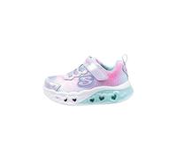 Skechers Flutter Heart Lights Simply Love, Scarpe Bambine e ragazze, Lavender Synthetic Mesh, 23 EU