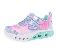 Skechers Flutter Heart Lights Simply Love, Scarpe Bambine e ragazze, Lavender Synthetic Mesh, 28.5 EU