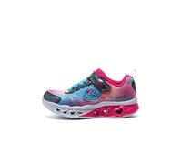Skechers Flutter Heart Lights Simply Love, Scarpe Bambine e ragazze, Navy Synthetic Mesh, 27.5 EU