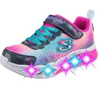 Skechers Flutter Heart Lights Simply Love, Scarpe Bambine e ragazze, Navy Synthetic Mesh, 35 EU