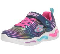 Skechers Flutter Heart Lights-Simply - Sneaker Invernali da Bambina, Blu, 35 EU