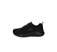 Skechers Foam Fresh Trend, Fresca Tendenza Schiuma Vapor Donna, Finitura in Rete Nera Canna di Fucile, 38 EU