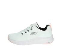 Skechers Foam Fresh Trend, Fresca Tendenza Schiuma Vapor Donna, White Mesh Black Coral Trim, 41 EU