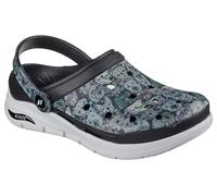Skechers Foamies Arch Fit-Cool Pups Zoccoli da Donna, Nero/Multicolore, 38 EU